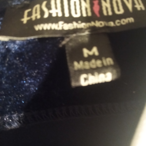 Fashion Nova Midnight Blue Mini Dress Pre-owned Good Condition Size M - Picture 6 of 9